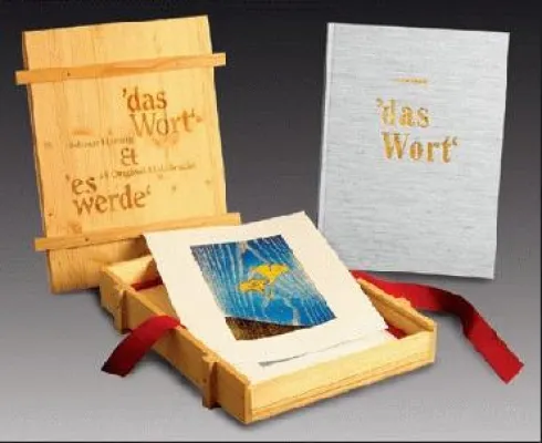 Bild: Das Künstlerbuch »...das Wort & ...es werde« von Helmut Hannig wird erstmalig in Hamburg ausgestellt