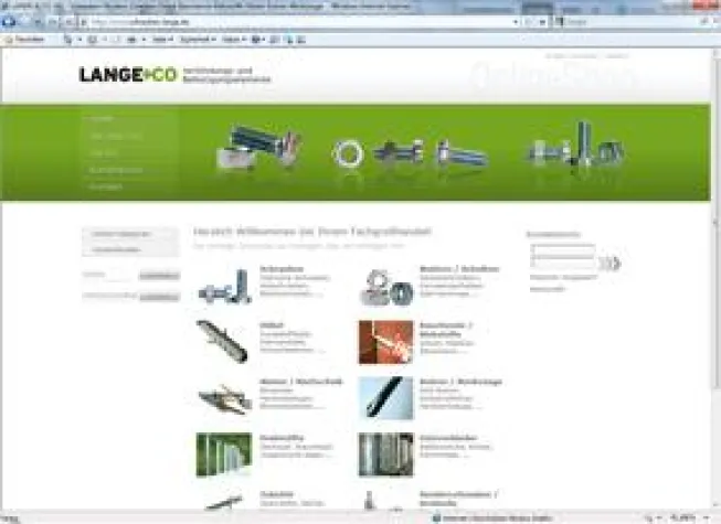 Bild: Website-Relaunch des Online-Shops von LANGE & CO
