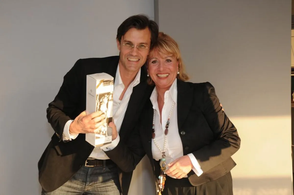 Margit Schmitz, BVMW Kreisverband Köln, Bergisch Gladbach, Leverkusen und Johannes Adams, Inhaber des Hotel The New Yorker & Gründungsmitglied des BVMW Unternehmerrat Köln