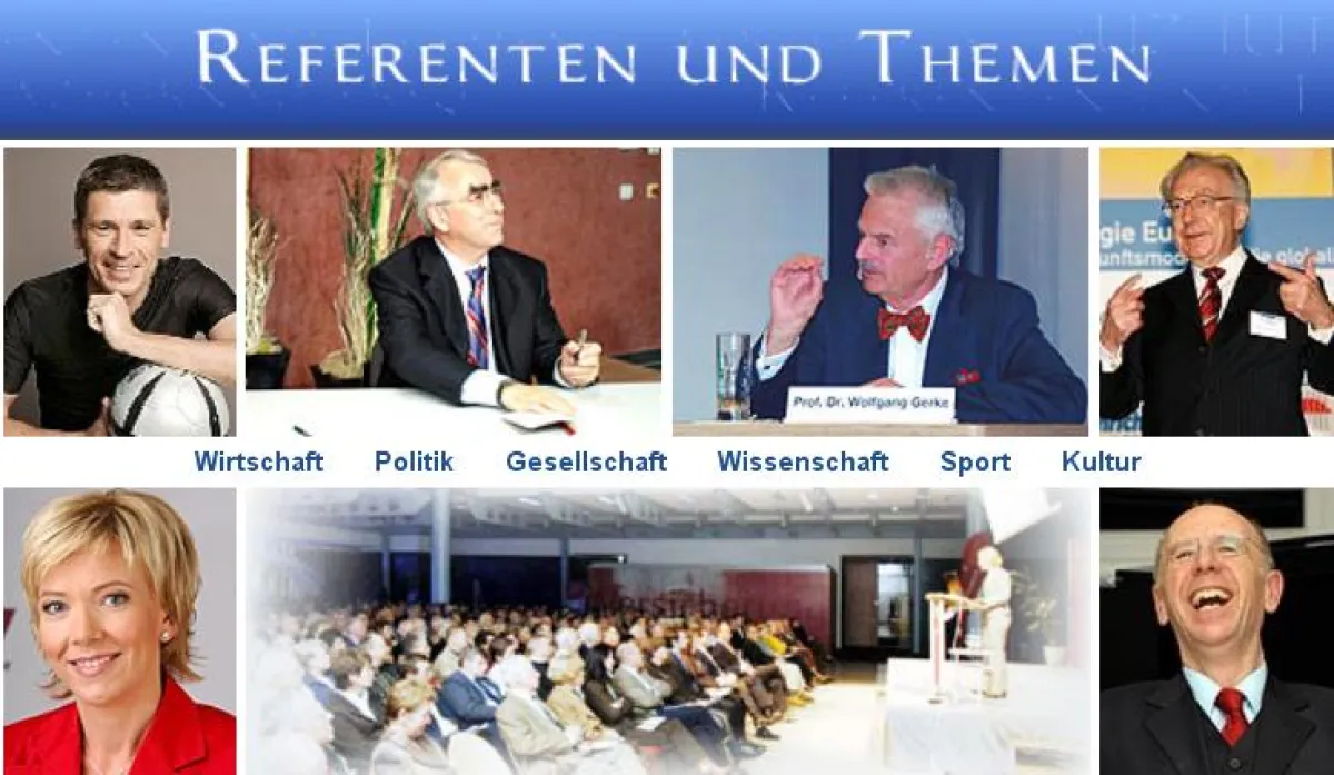 Redner und Referenten für erfolgreiche Veranstaltugnen