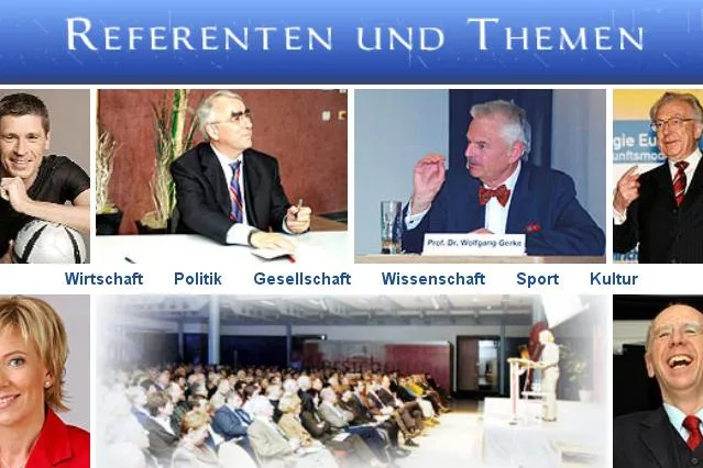 Bild: referenten & themen - seit 19 Jahren erfolgreiche Rednervermittlung