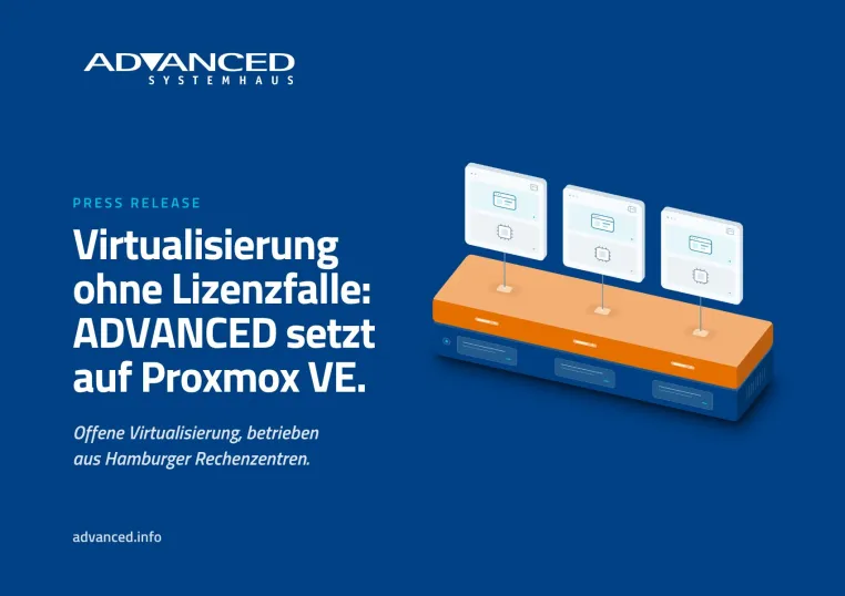 ADVANCED Systemhaus etabliert sich als Proxmox-Spezialist für den deutschen Mittelstand Bild: ADVANCED Systemhaus etabliert sich als Proxmox-Spezialist für den deutschen Mittelstand