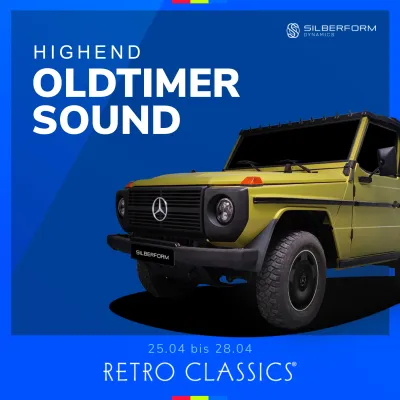 Bild: Silberform Dynamics auf der Retro Classics® 2024 Stuttgart vom 25 – 28.04.2024