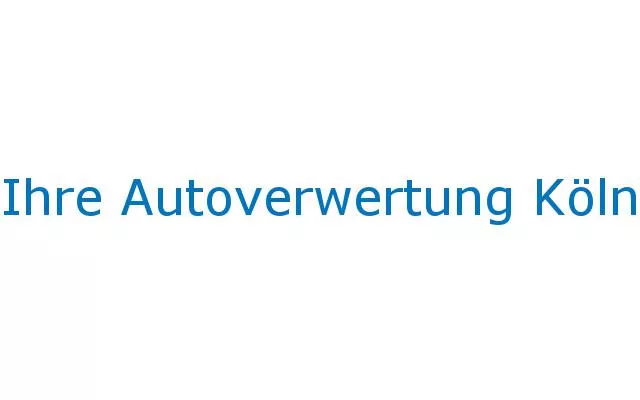 Bild: Wie es um den Markt der Autoverwertungen heute steht.
