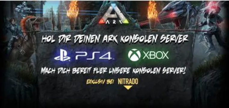Exklusiv: ARK: Survival Evolved startet mit Nitrado-Gameservern für Konsolen Bild: Exklusiv: ARK: Survival Evolved startet mit Nitrado-Gameservern für Konsolen