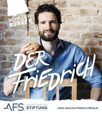 Bild: Das Berliner Unternehmen SchillerBurger unterstützt die Arne-Friedrich-Stiftung