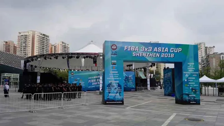 Bild: Magic Sky für den 3x3 Asia Cup 2018 in Shenzhen/China