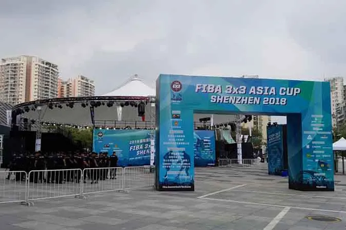 Bild: Magic Sky für den 3x3 Asia Cup 2018 in Shenzhen/China