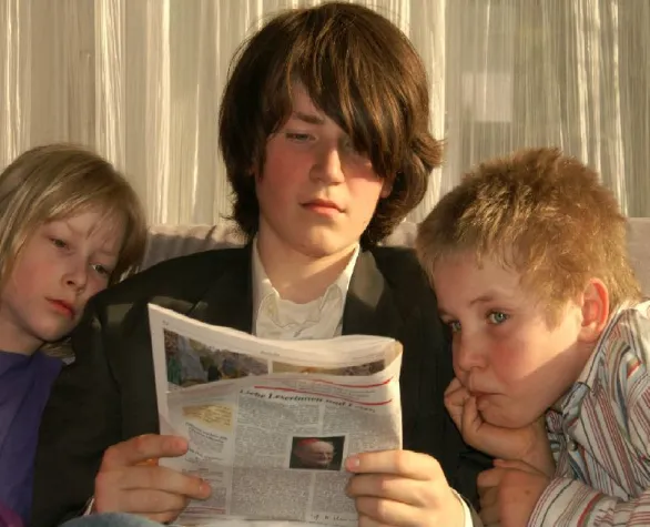 Bild: Leseförderung von Jungen