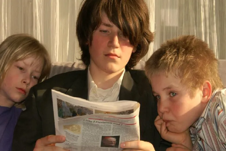 Bild: Leseförderung von Jungen
