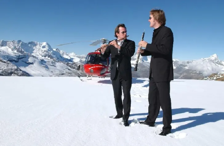 Bild: Stars der Berliner Philharmoniker erneut beim Zermatt Festival 2006