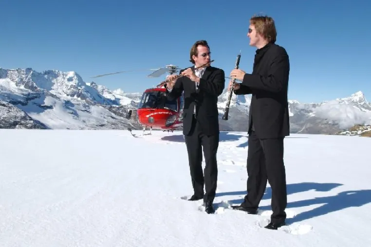 Bild: Stars der Berliner Philharmoniker erneut beim Zermatt Festival 2006