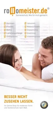 Bild: Sonnenschutz für jede Fensterform - Das Plissee von Rollomeister.de