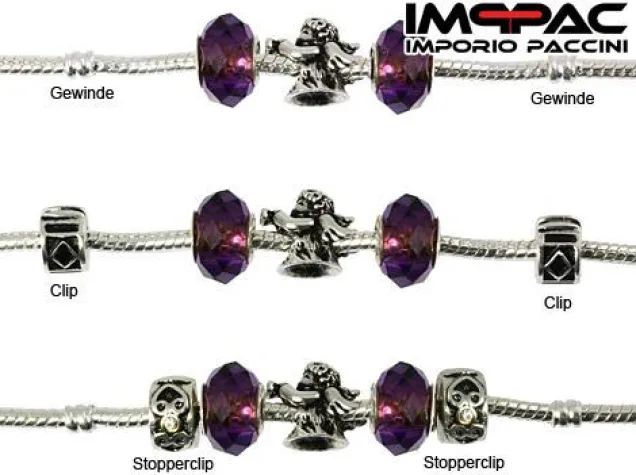 Beadarmbänder – Stopper und Clips Bild: Beadarmbänder – Stopper und Clips