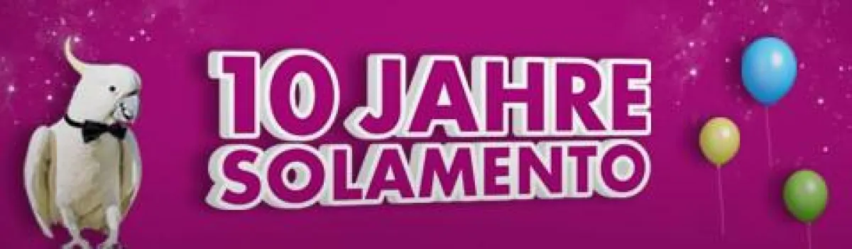 solamento wird 10 Jahre