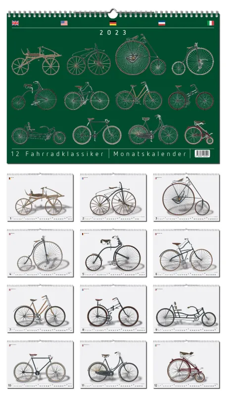 Der neue Fahrradkalender 2023 (© radundbuch)
