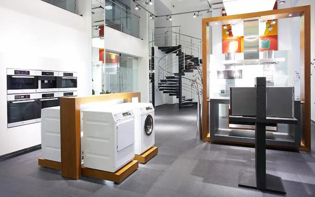 Showroom der Fa. Miele in Sankt Petersburg