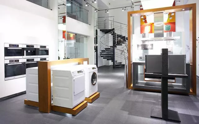 Bild: Miele setzt beim Bau von Showrooms auf Voblo