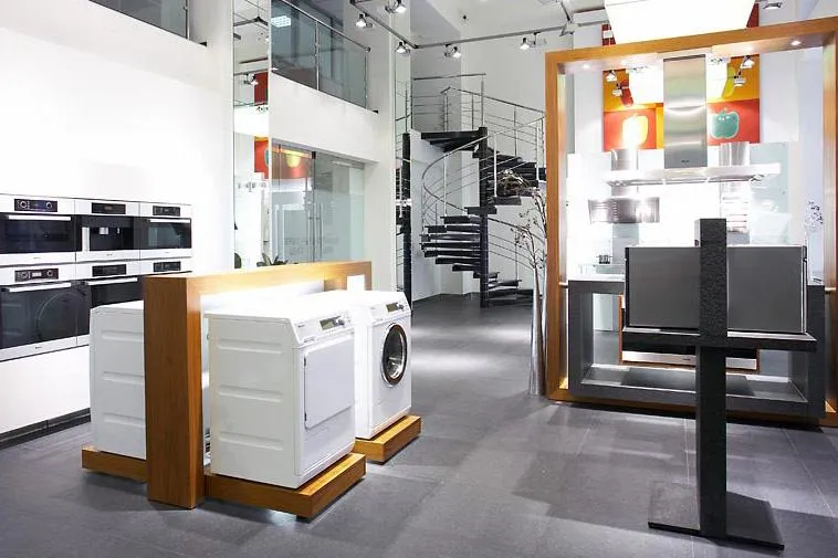 Miele setzt beim Bau von Showrooms auf Voblo Bild: Miele setzt beim Bau von Showrooms auf Voblo