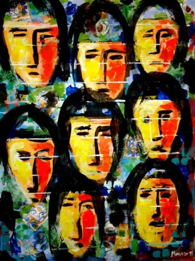 Bild: Ausstellungseröffnung Dani Mansoor 'FLUCHT INS UNGEWISSE' bei südost Europa Kultur e.V.