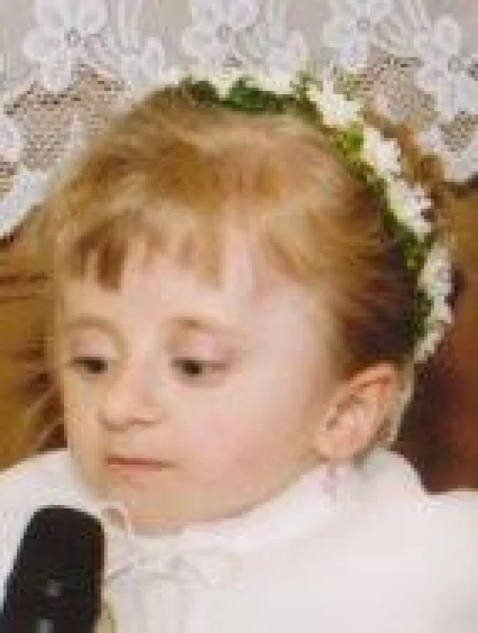 Dorota bei ihrer 1. Kommunion