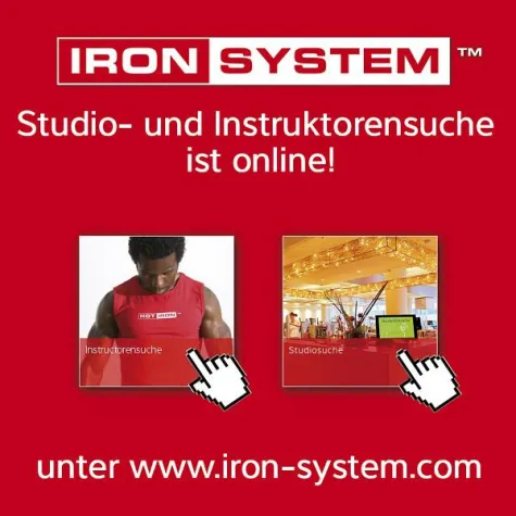Bild: Online: IRON SYSTEM™ Instruktoren- und Studiosuche