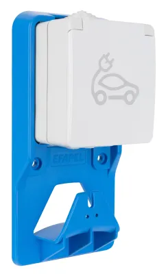 Bild: Neue Schutzkontaktsteckdose für das Laden von Elektro- und Plug-In-Hybridfahrzeugen ohne Wallbox