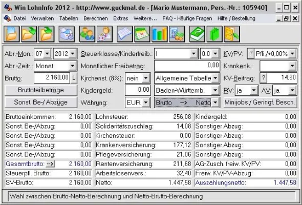 Bild: Win LohnInfo 2012 kann ab sofort heruntergeladen werden