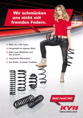Bild: KYB „schmückt sich nicht mit fremden Federn“ und startet neue Werbekampagne