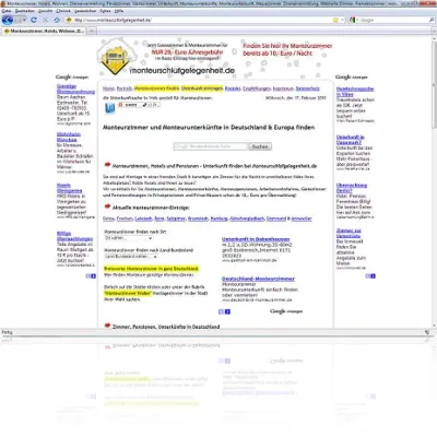 Monteurschlafgelegenheit.de – Unterkunftssuche für Berufsreisende Bild: Monteurschlafgelegenheit.de – Unterkunftssuche für Berufsreisende
