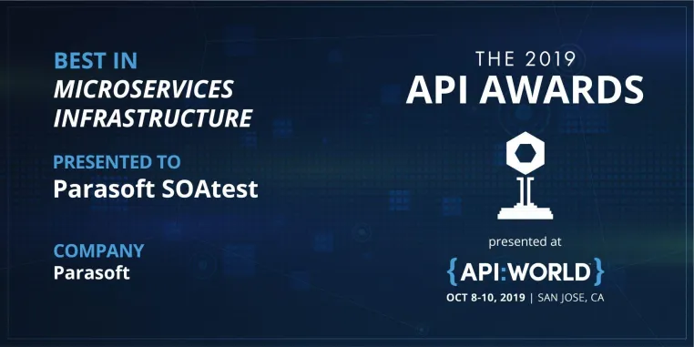 Parasoft erhält API-Award für Microservices-Lösung Bild: Parasoft erhält API-Award für Microservices-Lösung