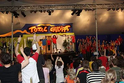 Bild: Kindermissionsfest unter dem Motto „Let’s go!“