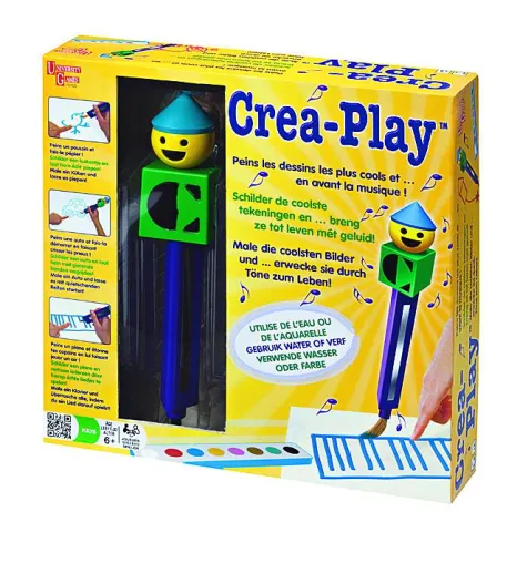 Bild: Spielemanufaktur Piatnik; Crea-Play: Der „lautstarke“ Pinsel - Malend musizieren