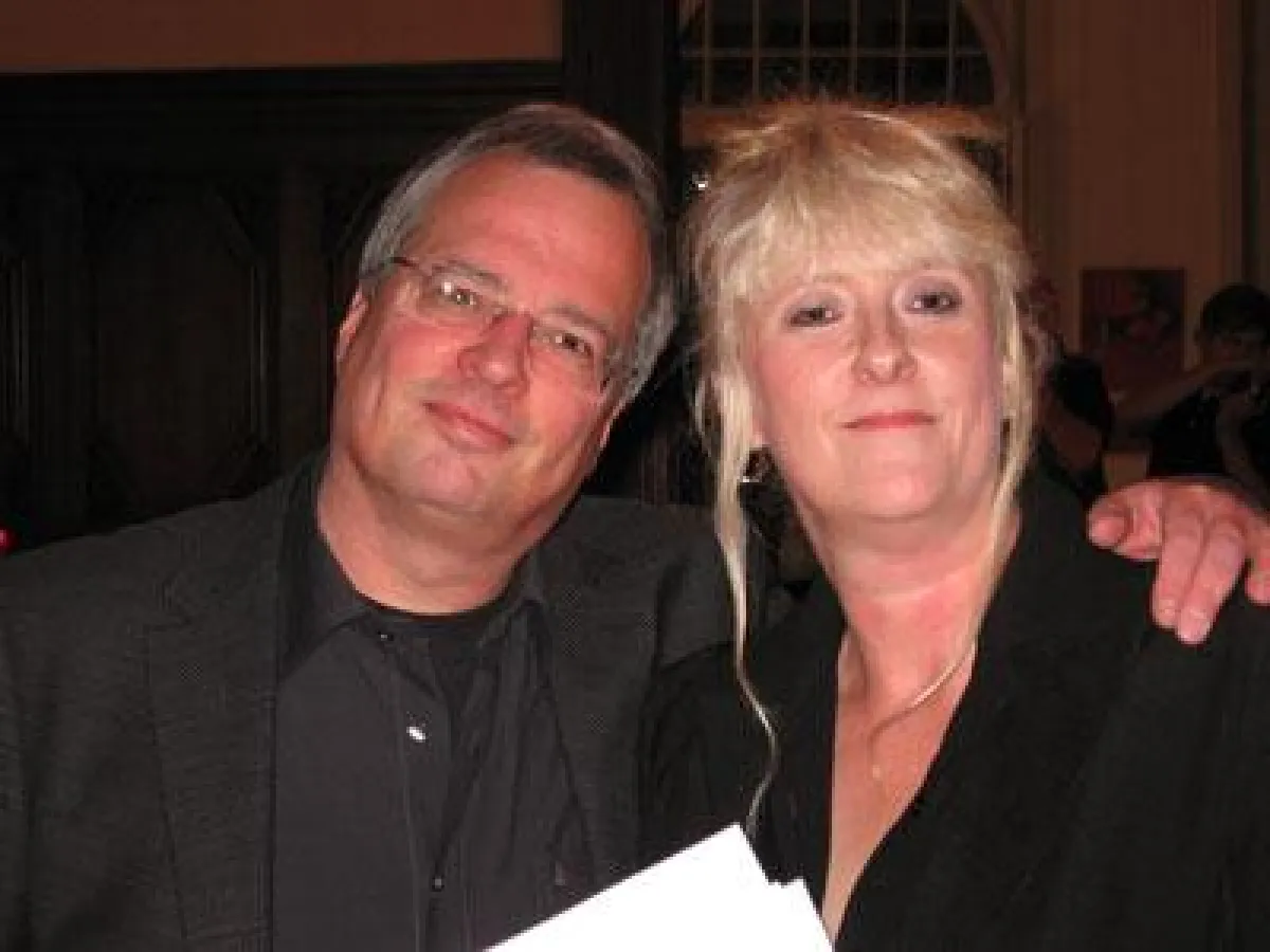 Wolfgang A. Gogolin mit Rena Larf