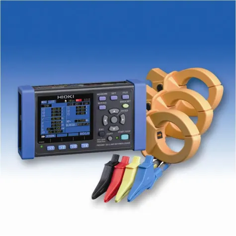 Bild: Handlicher, benutzerfreundlicher Energie-Logger HIOKI 3360 für den Energie-Management-Support