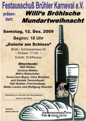 Bild: Willi‘s Bröhlsche Mundartweihnacht