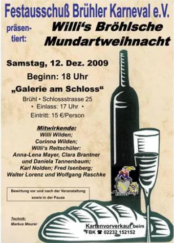 Willi‘s Bröhlsche Mundartweihnacht Bild: Willi‘s Bröhlsche Mundartweihnacht