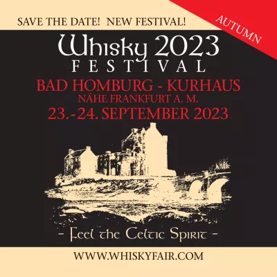 "Whisky 2023 Festival" am 23.+24.09. im Kurhaus Bad Homburg vor der Höhe Bild: "Whisky 2023 Festival" am 23.+24.09. im Kurhaus Bad Homburg vor der Höhe