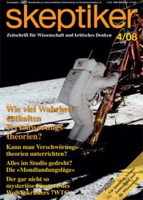 Bild: Skeptiker 4/2008 - Verschwörungstheorien, Mondlandungslüge und James Bond