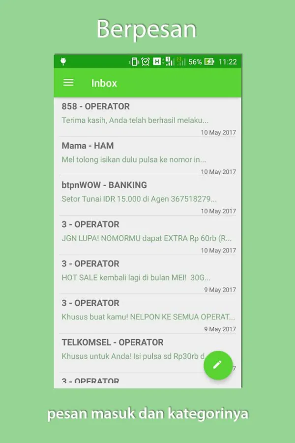 App zur Filterung von SMS durch tellows API