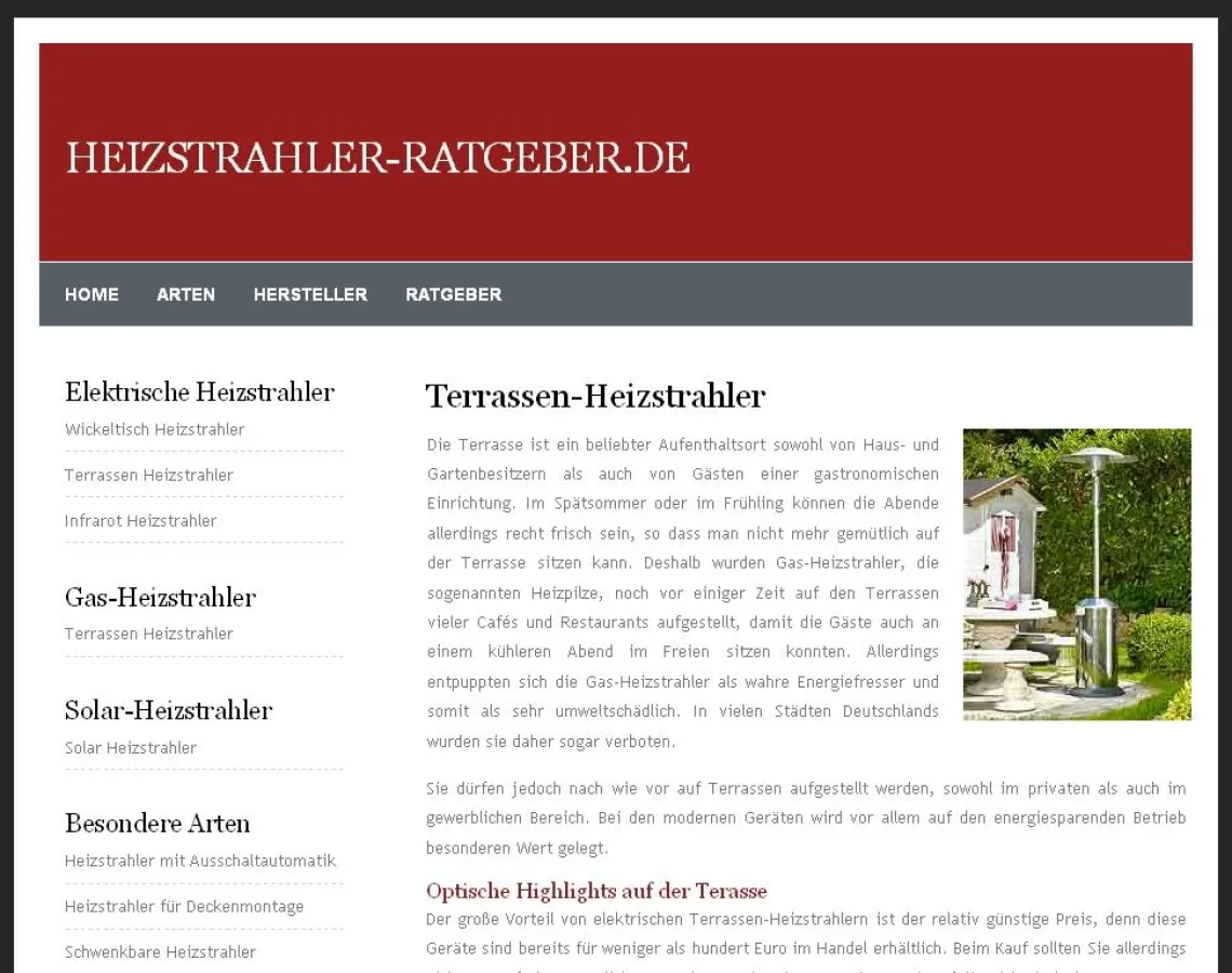 Heizstrahler-Ratgeber.de