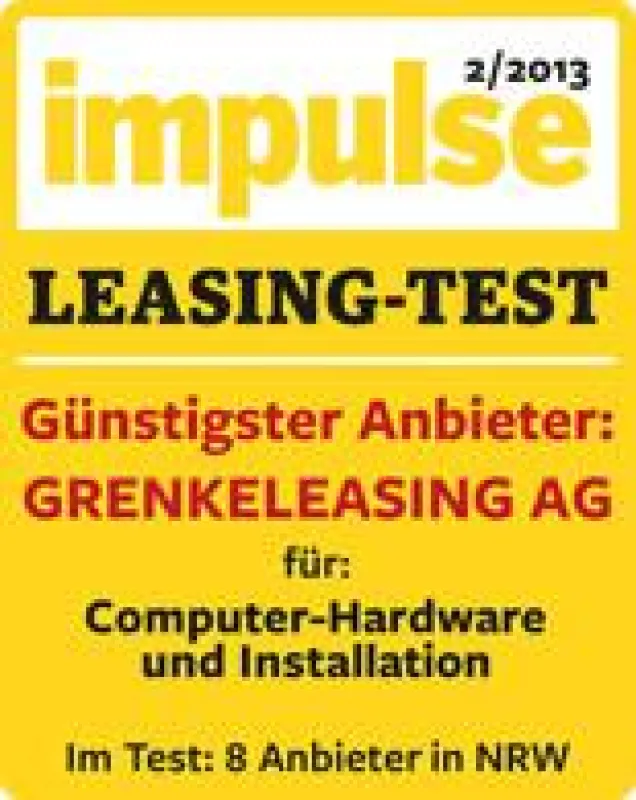 GRENKE ist Testsieger in der Kategorie