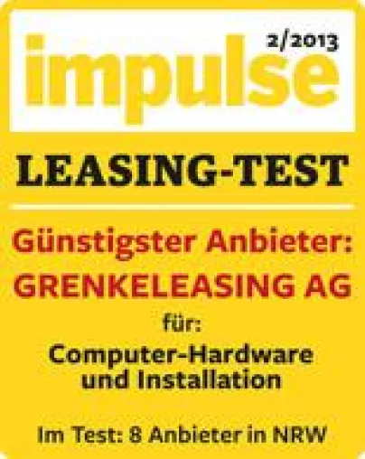 Bild: GRENKE ist Testsieger im Leasinganbieter-Vergleich