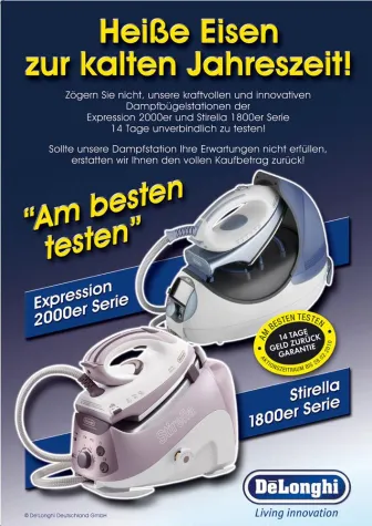 Bild: „Am besten testen” mit De’Longhi