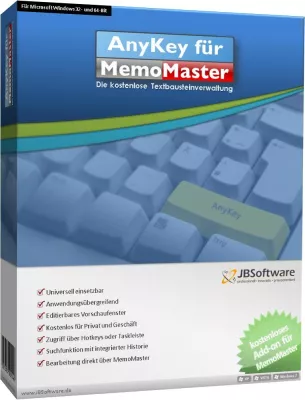 Bild: AnyKey und MemoMaster: Kostenloses Bundle installiert die universelle Textbausteinverwaltung