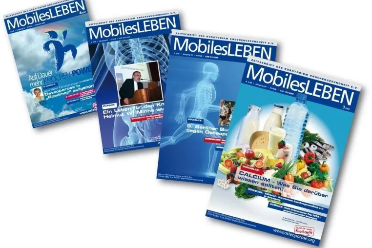Bild: Zeitschrift "MobilesLEBEN" für Osteoporose Patienten im Abonnement erhältlich