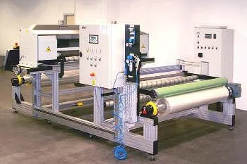 Bild: Flexible Umrollmaschine und Rollenschneidmaschine von Grossmann Heidenheim