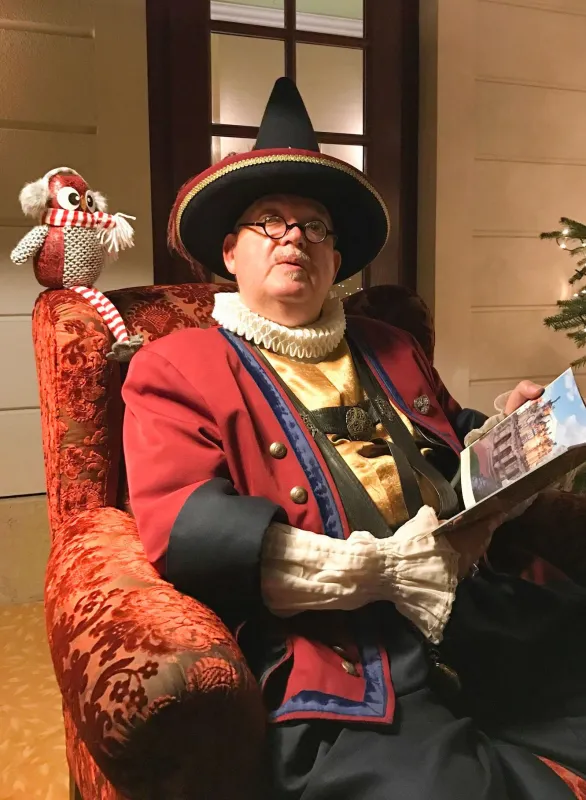 Matthias Christian Schanzenbach alias Hofnarr Fröhlich, Foto: Hotel Bülow Palais