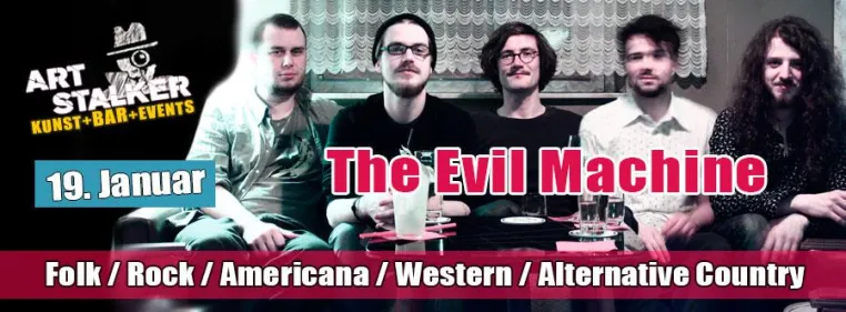 The Evil Machine aus Dresden live in Berlin Charlottenburg Bild: The Evil Machine aus Dresden live in Berlin Charlottenburg