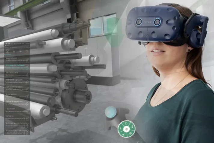 Bild: Hannover Messe: Technische Ausbildungsszenarien in Virtual Reality einfach selbst erstellen